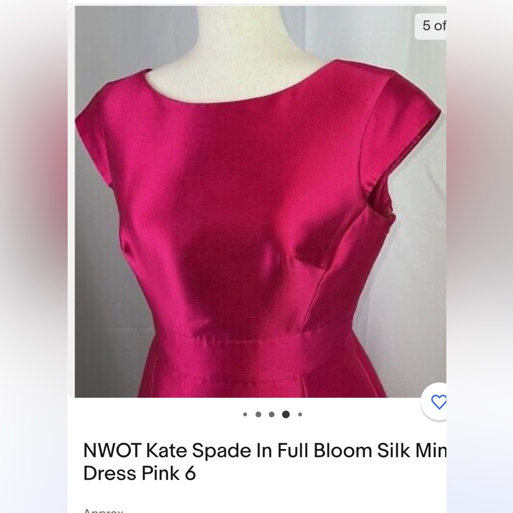 KATE SPADE in full bloom dress, size zero - Picture 5 of 16